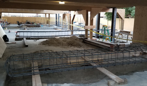 Seismic retrofit install